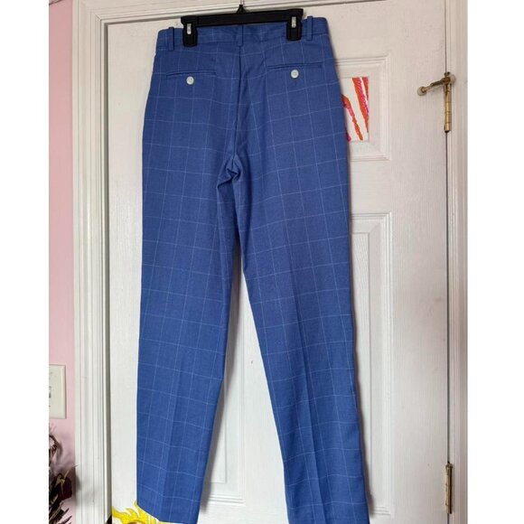 Izod Blue Flat Front Stretch Devant Plat Extensible Dress Pants 💙 - Picture 2 of 3